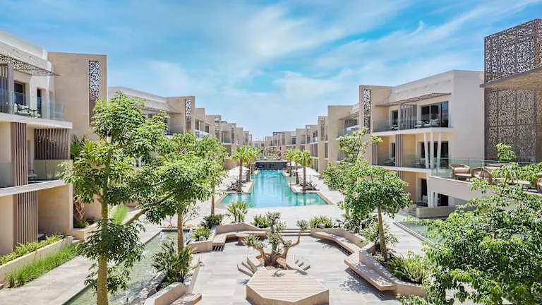 Pool area of the DoubleTree by Hilton Mangroovy